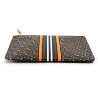 Burberry Coated Monogram Canvas Zip Pouch