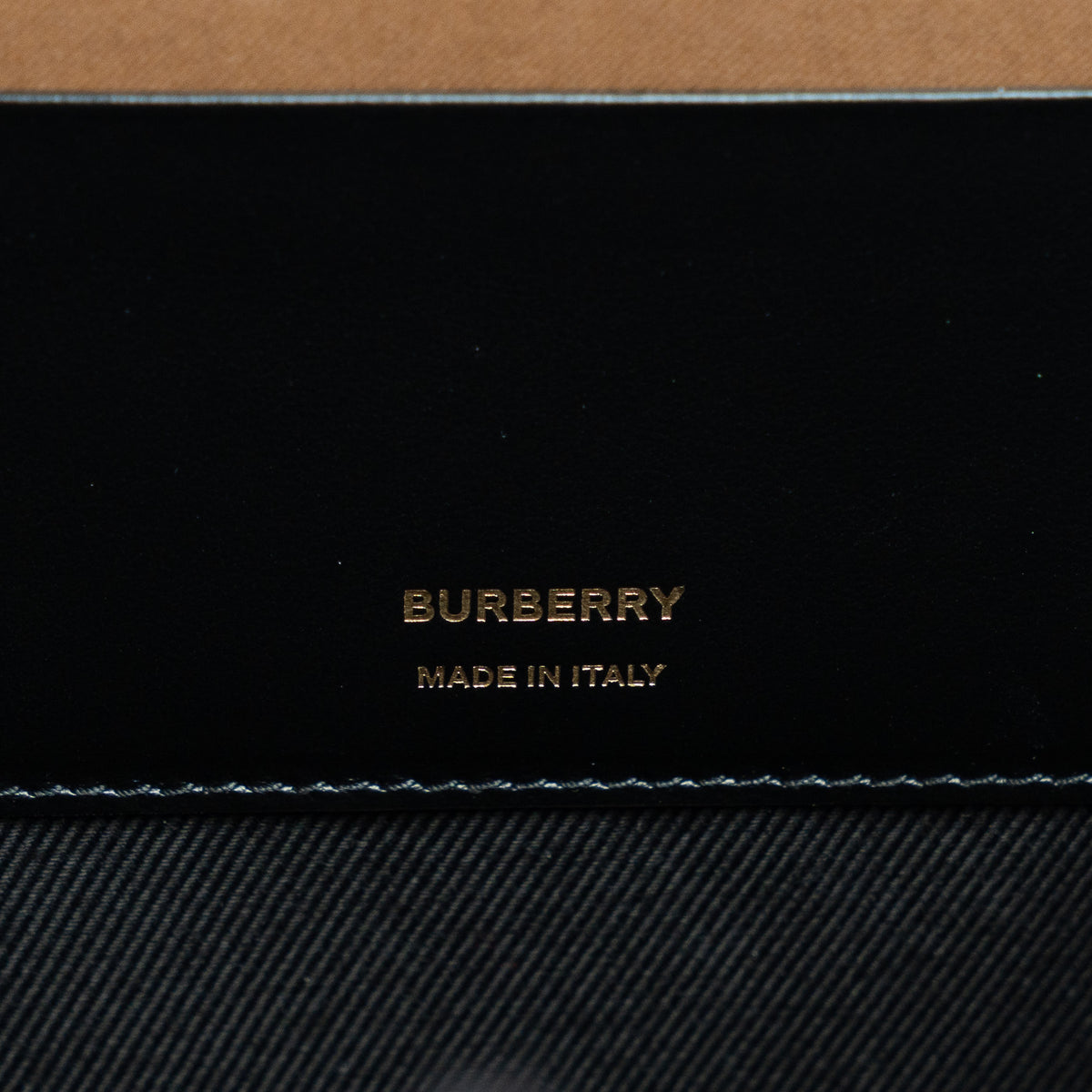 Burberry Coated Monogram Canvas Zip Pouch