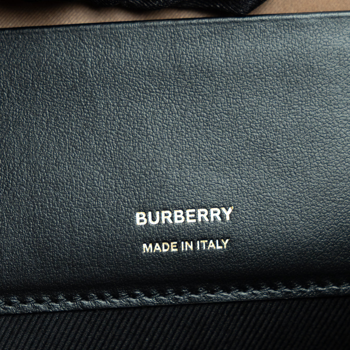 Burberry Coated Monogram Canvas Zip Pouch