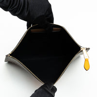 Burberry Coated Monogram Canvas Zip Pouch