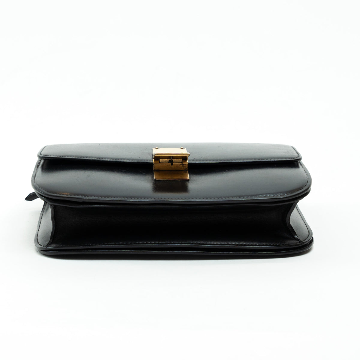 Celine Black Box Calfskin Medium Box Bag
