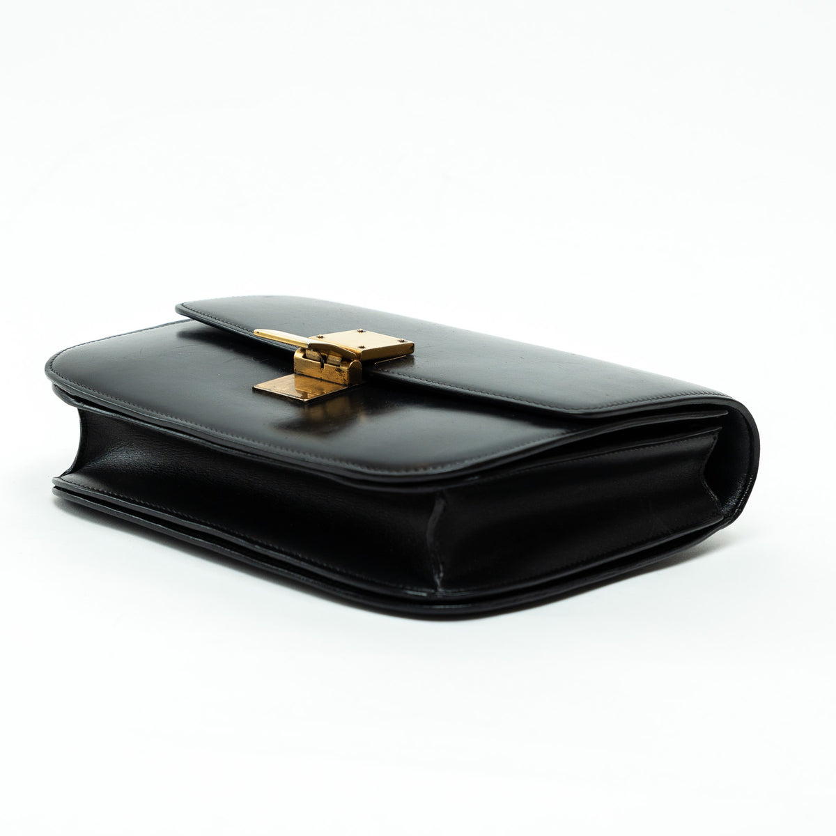 Celine Black Box Calfskin Medium Box Bag
