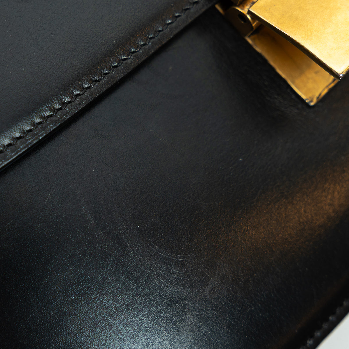 Celine Black Box Calfskin Medium Box Bag