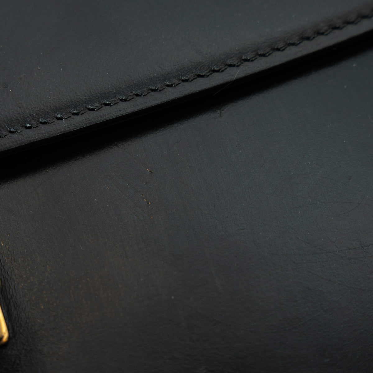 Celine Black Box Calfskin Medium Box Bag