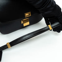 Celine Black Box Calfskin Medium Box Bag