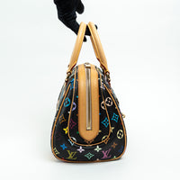 Louis Vuitton Black Multicolor Monogram Canvas Priscilla Handbag