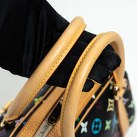 Louis Vuitton Black Multicolor Monogram Canvas Priscilla Handbag