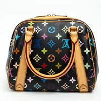 Louis Vuitton Black Multicolor Monogram Canvas Priscilla Handbag