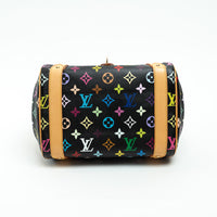 Louis Vuitton Black Multicolor Monogram Canvas Priscilla Handbag