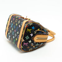 Louis Vuitton Black Multicolor Monogram Canvas Priscilla Handbag