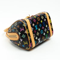 Louis Vuitton Black Multicolor Monogram Canvas Priscilla Handbag