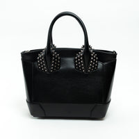 Christian Louboutin Black Grained Leather Medium Eloise Studded Handbag