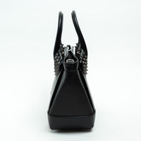 Christian Louboutin Black Grained Leather Medium Eloise Studded Handbag