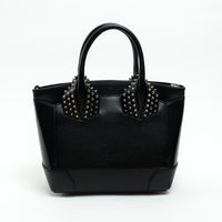 Christian Louboutin Black Grained Leather Medium Eloise Studded Handbag