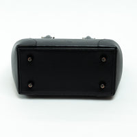 Christian Louboutin Black Grained Leather Medium Eloise Studded Handbag