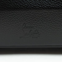 Christian Louboutin Black Grained Leather Medium Eloise Studded Handbag