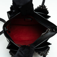 Christian Louboutin Black Grained Leather Medium Eloise Studded Handbag