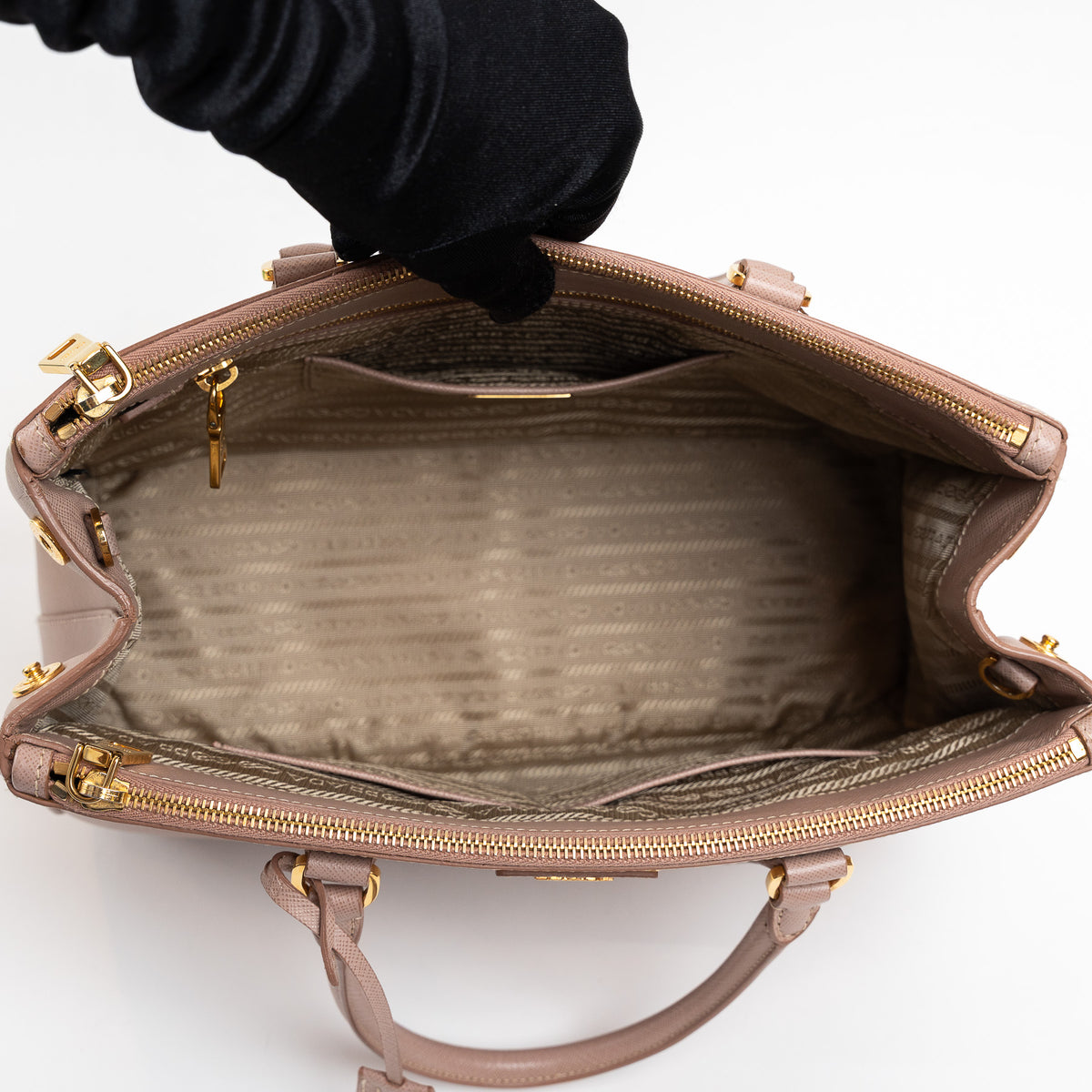 Prada Blush Pink Saffiano Leather Tote