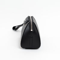 Givenchy Black Grained Leather Wristlet Antigona Clutch