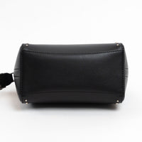 Givenchy Black Grained Leather Wristlet Antigona Clutch
