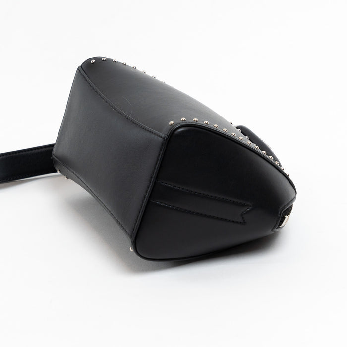 Givenchy Black Grained Leather Wristlet Antigona Clutch