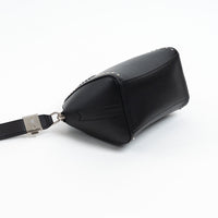 Givenchy Black Grained Leather Wristlet Antigona Clutch