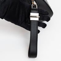 Givenchy Black Grained Leather Wristlet Antigona Clutch