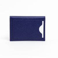 Salvatore Ferragamo Purple Grained Leather Cardholder