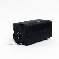 Dior Black Oblique Jacquard Nylon Toiletry Bag