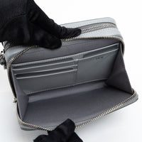 Dior Grey Diamond Canvas Double Zip Camera Bag