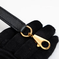 Hermes Black Veau Epsom Leather Kelly II Sellier 28