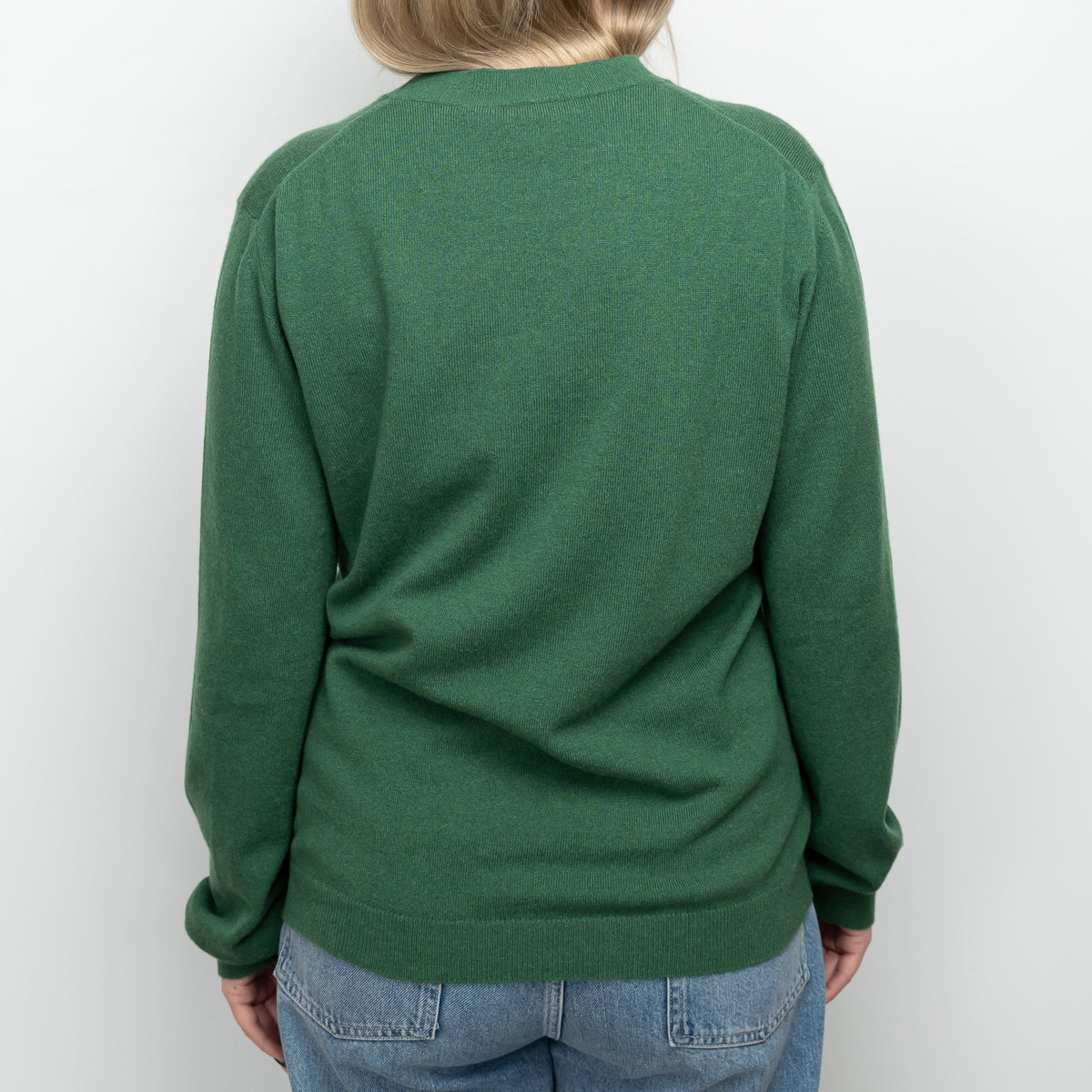 Gucci Green Cashmere Knit Sweater Size XL