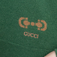 Gucci Green Cashmere Knit Sweater Size XL