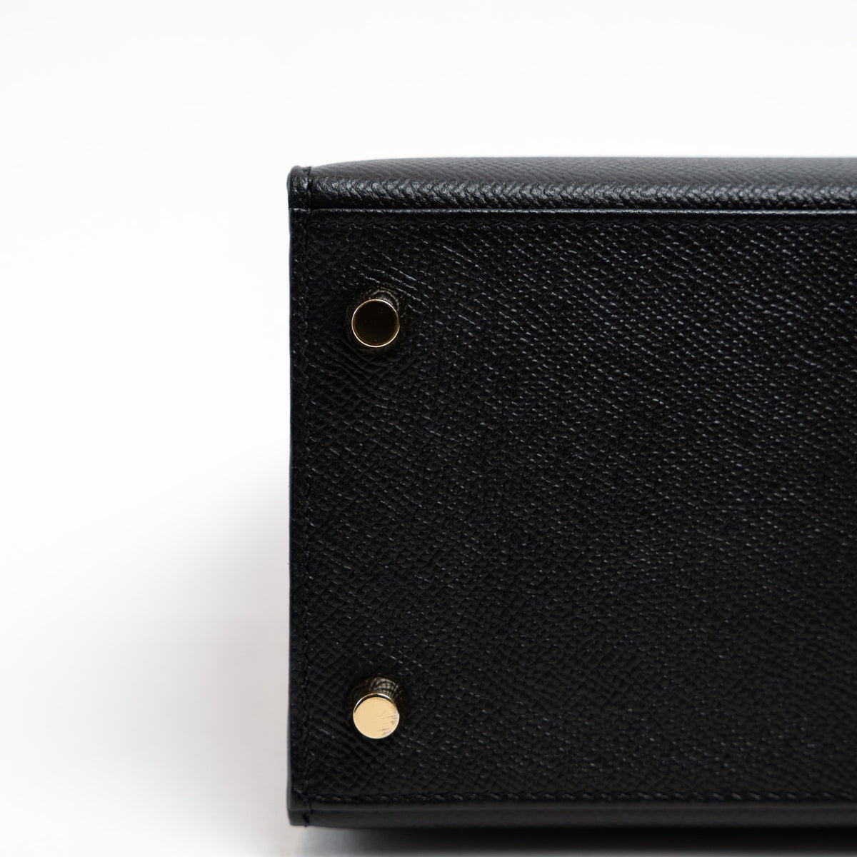 Hermes Black Veau Epsom Leather Kelly II Sellier 28