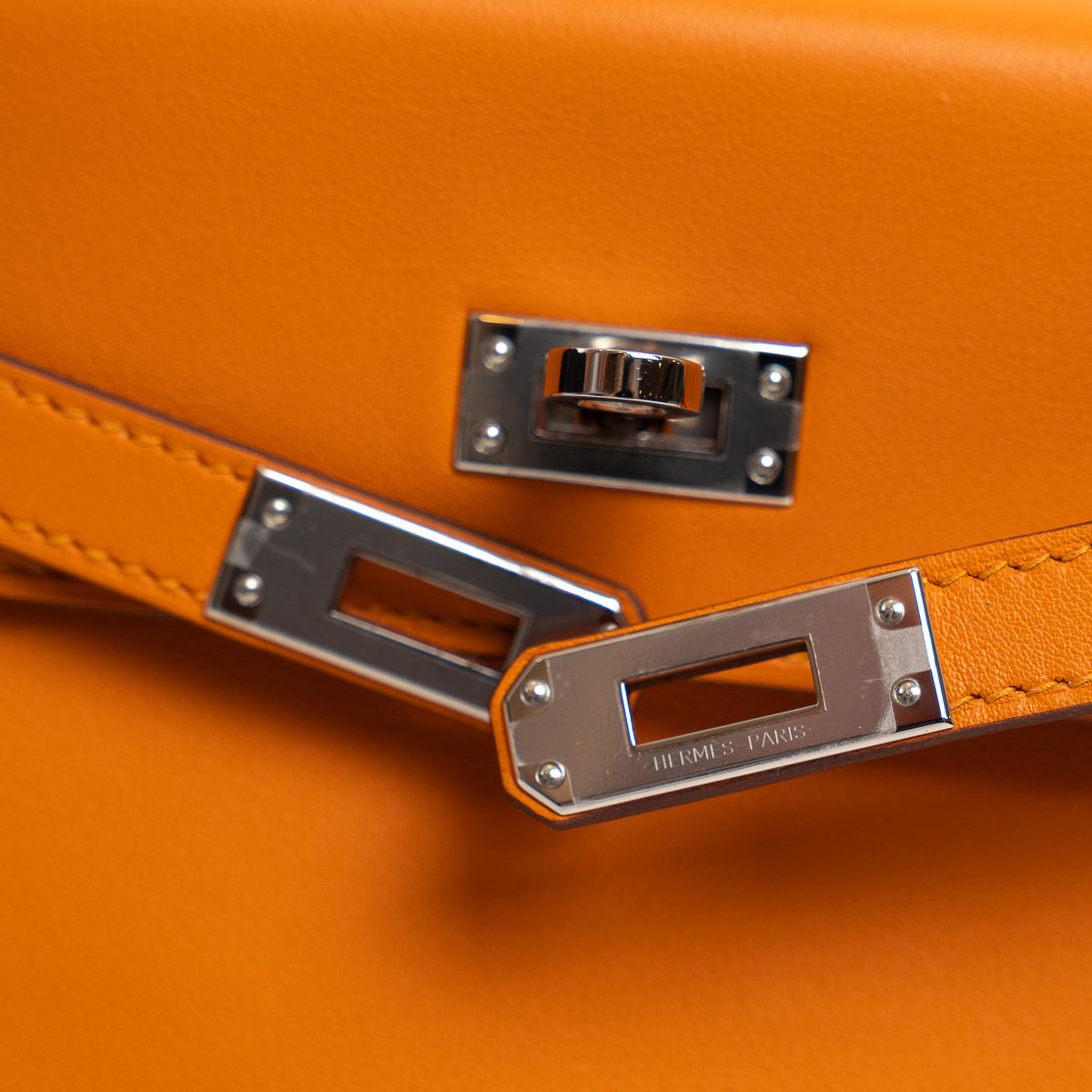 Hermes Abricot Swift Leather Kelly 25