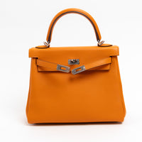 Hermes Abricot Swift Leather Kelly 25