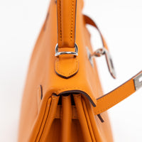 Hermes Abricot Swift Leather Kelly 25