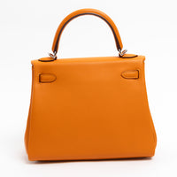 Hermes Abricot Swift Leather Kelly 25