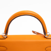 Hermes Abricot Swift Leather Kelly 25