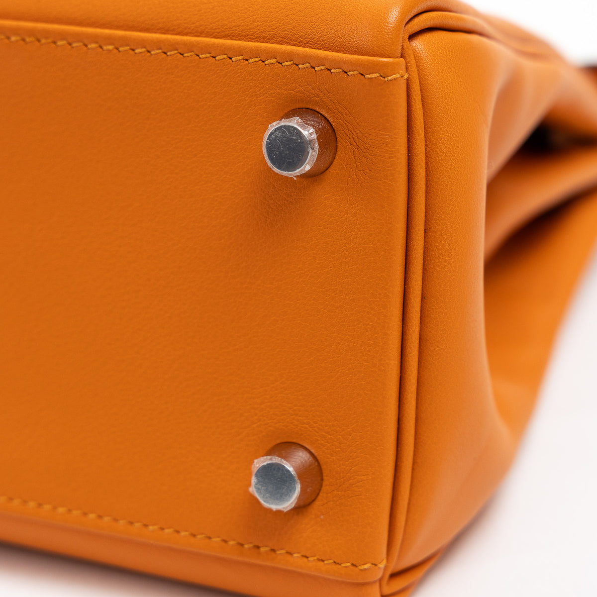 Hermes Abricot Swift Leather Kelly 25