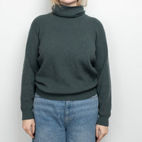 Brunello Cucinelli Muted Green Cashmere Turtleneck Sweater Size M