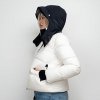 Burberry White Puffer Down Jacket Size XS