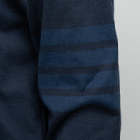 Thom Browne Navy Cotton Tonal 4 Bar Unisex Sweater Size 40