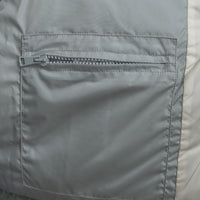 Gucci White Nylon and Blue GG Canvas Puffer Down Vest Size 42