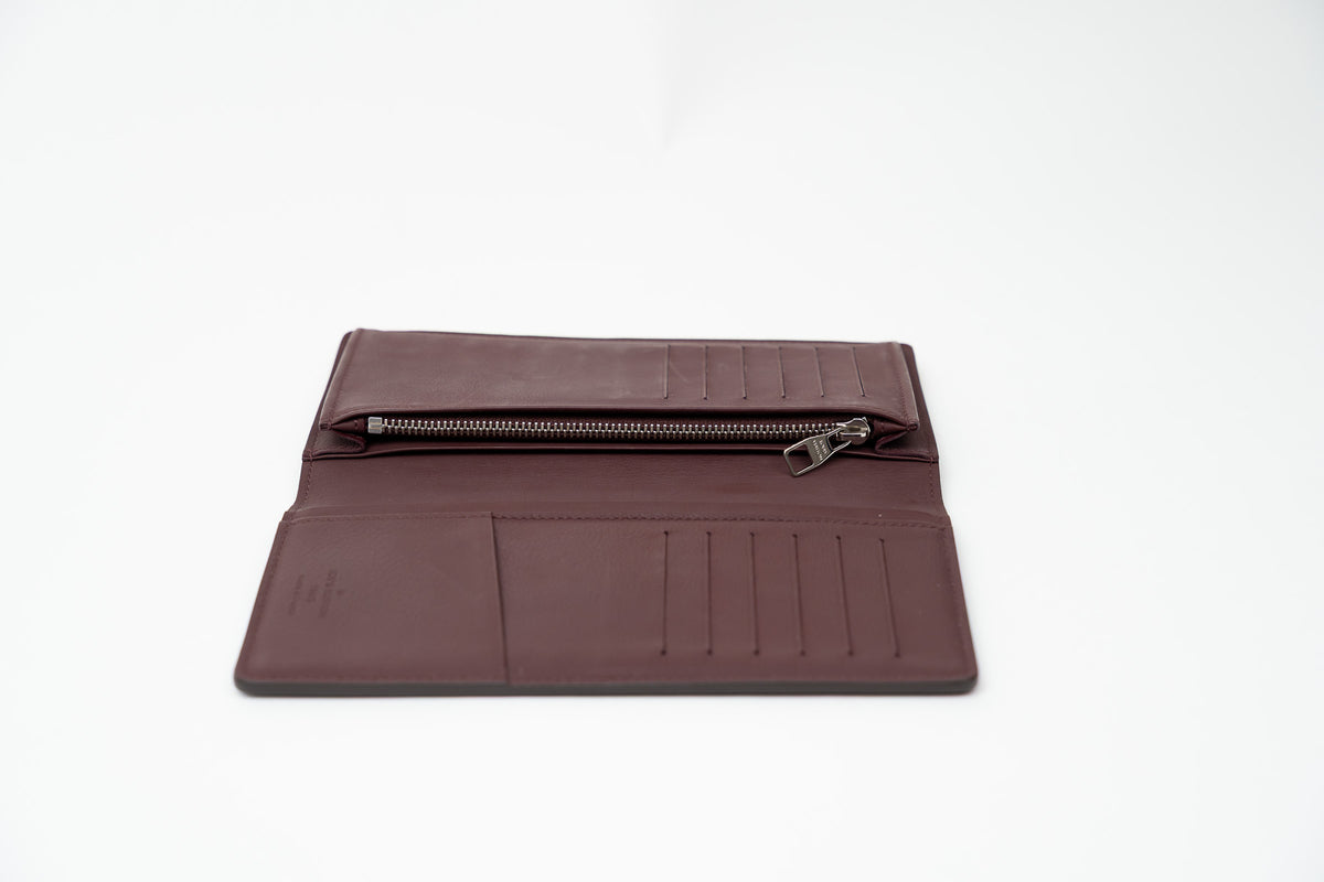 Louis Vuitton Burgundy Bifold Long Wallet