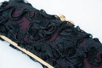 Alexander McQueen Lace Clutch with Gold Details