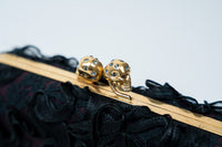 Alexander McQueen Lace Clutch with Gold Details