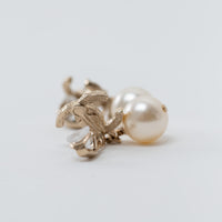 Pre-Loved Chanel™ Pearl Drop Clip-on Earrings with Crystal and Pearl Embellishments