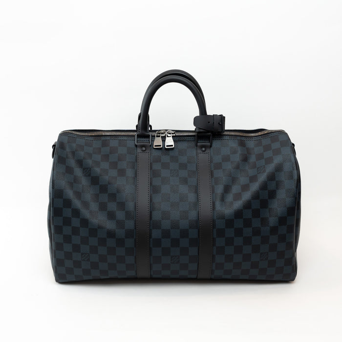 Louis Vuitton Damier Cobalt Keepall Bandouliere 45