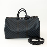 Louis Vuitton Damier Cobalt Keepall Bandouliere 45